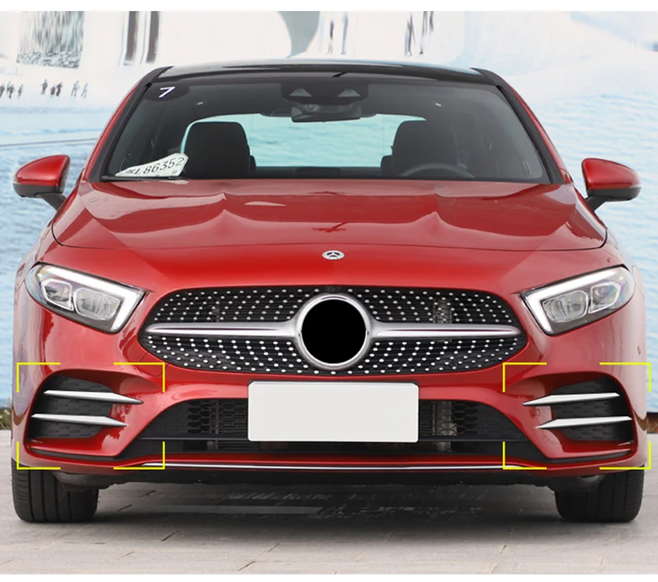 Передний противотуманный светильник для Mercedes w177 amg/класс a mercedes classe a w177 clase планки/a180 Mercedes a класс w177 аксессуары