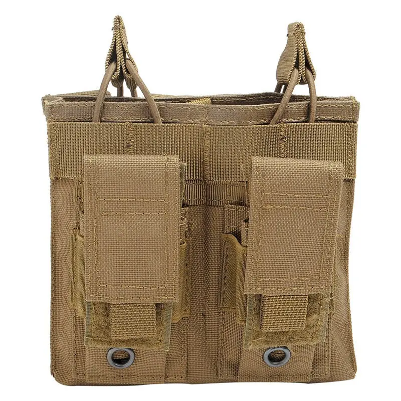Военный Molle Чехол тактический одиночный/двойной/тройной Открытый верх подсумок Многофункциональный страйкбол пистолет охотничий Быстрый мешки для патронов