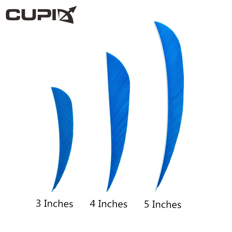 30pcs 5 inch arrow Water Drop Arrow Feathers Turkey Feather Vanes Shooting Hunting Accessories |