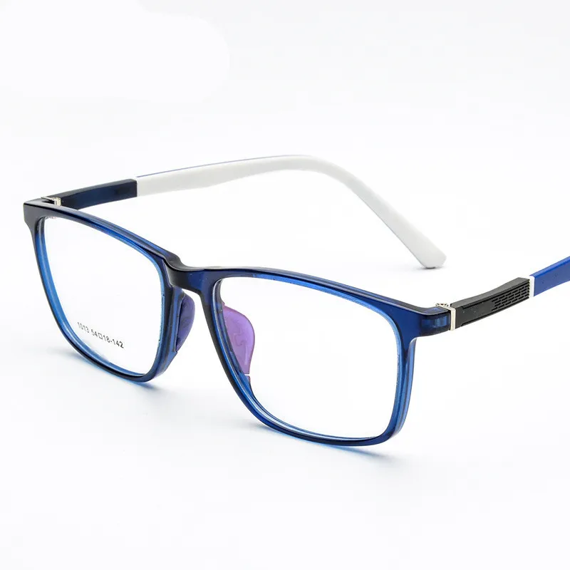 Большие квадратные студенческие очки TR90 для близорукости мальчиков и девочек