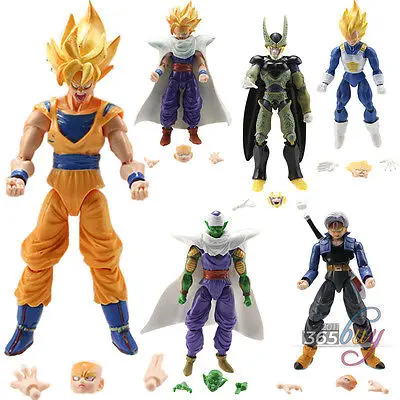 6 шт./компл. 15 см подвижные фигурки аниме Dragon Ball Z Goku Vegeta Piccolo Gohan Super Saiyan dragonball z Toy
