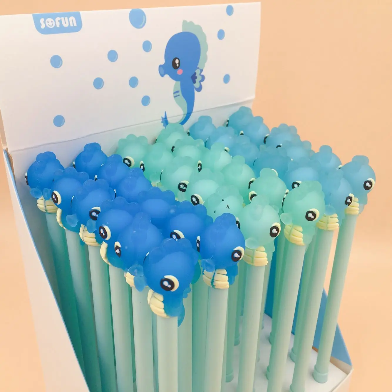 Гелевая ручка с мультяшным гиппокампом 3 шт./лот школьная Ручка для подписи