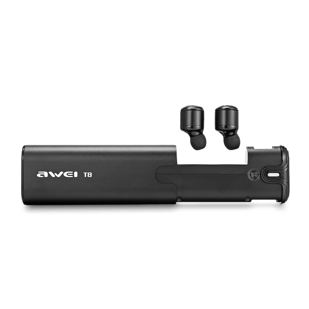 Оригинальные Наушники Awei T8 Mini TWS Twins True wireless Bluetooth V4.2 наушники вкладыши гарнитура с