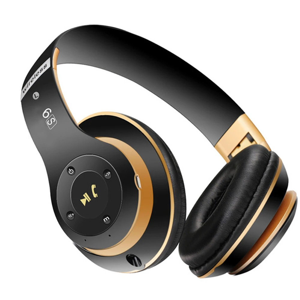 Новинка, S6, беспроводные Bluetooth наушники, гарнитура с микрофоном, наушники для планшета, телевизора, ПК, мобильных телефонов, мягкие протеиновые амбушюры
