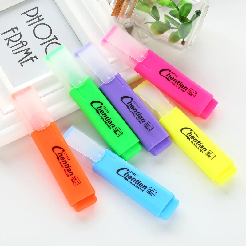 Coloffice Marker Pen Creative Candy Color Large Capacity Highlighter Student Prize Mark Graffiti Pen Children Stationery 1PC