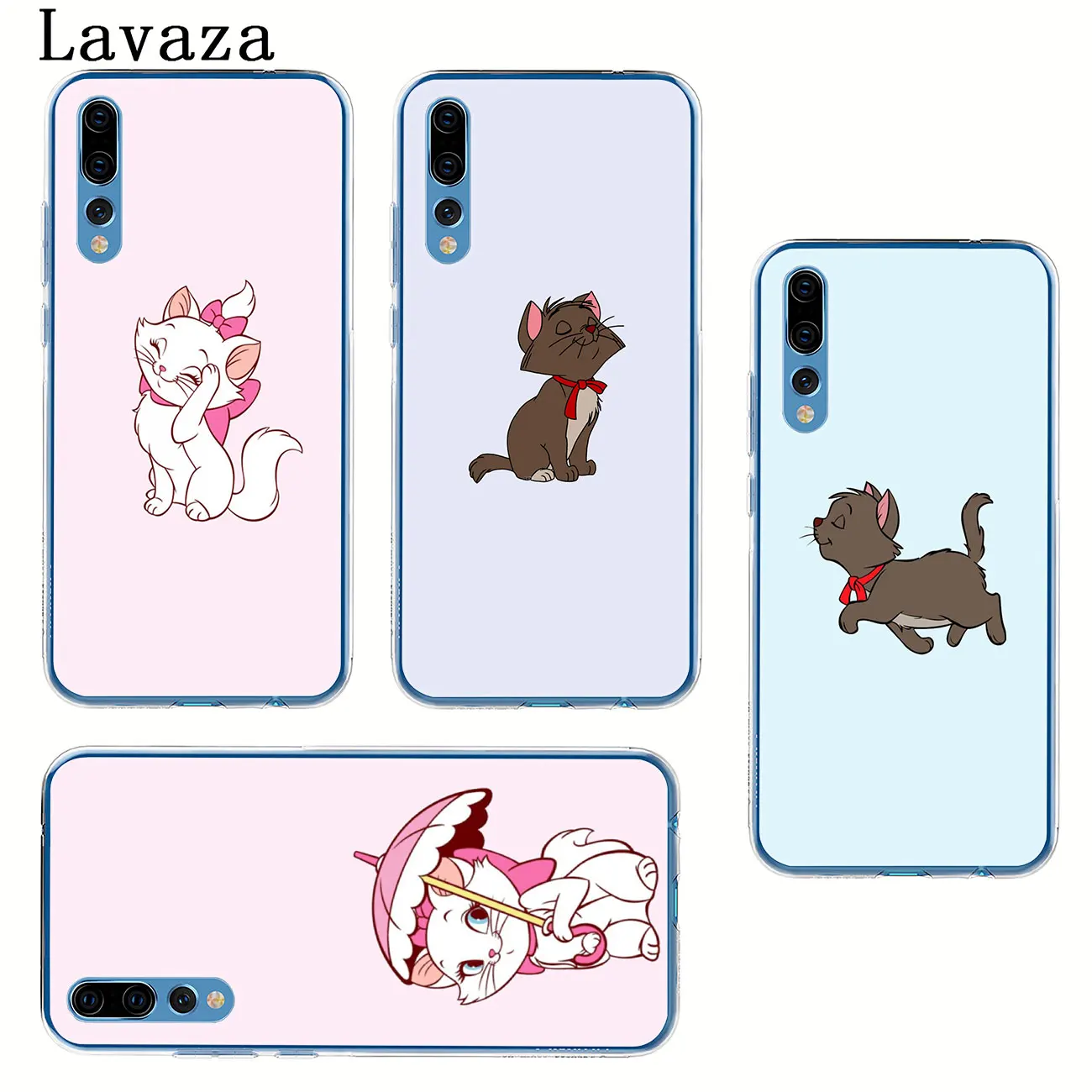 Чехол с рисунком аристократы Мари кошка для Huawei Y9 Y7 Prime 2019 2018 Honor 20 8A 8X 8 9 9X 10 Lite 7C 7X 6A
