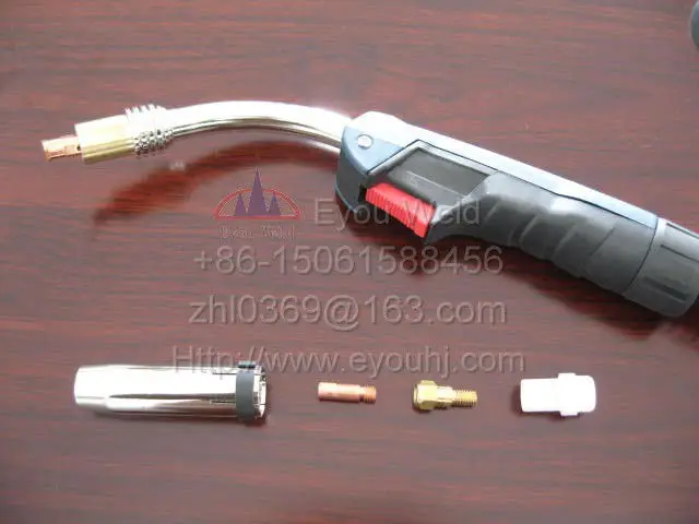 Binzel 36KD CO2 сварочный фонарь (полная длина 5 м/16 4 футов) для 500A MIG/MAG машины бесплатная