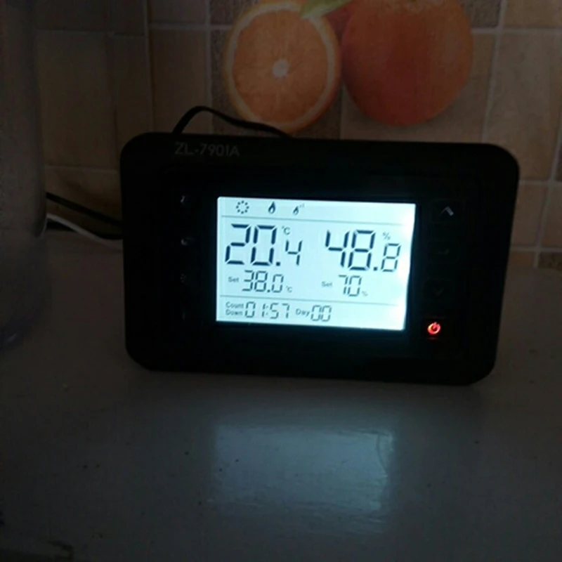 Zl-7901A, 100-240Vac, Pid, многофункциональный автоматический инкубатор, регулятор температуры и влажности для инкубатора