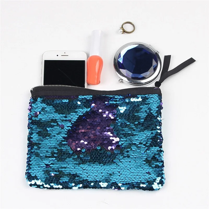 Модный кошелек с блестками красивый дизайнерский из льна и блесток отличный