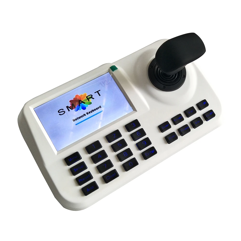 5 дюймовый ЖК дисплей ONVIF IP CCTV сетевая PTZ мини клавиатура контроллер для ip камеры 3D