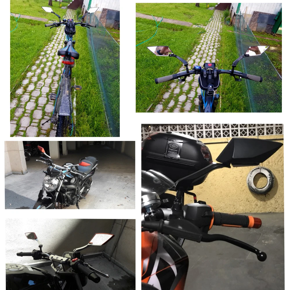 Зеркало заднего вида для мотоцикла 8 мм 10 боковые зеркала Suzuki DRZ400 DRZ 400 GSR GSXR 750 1000 1100