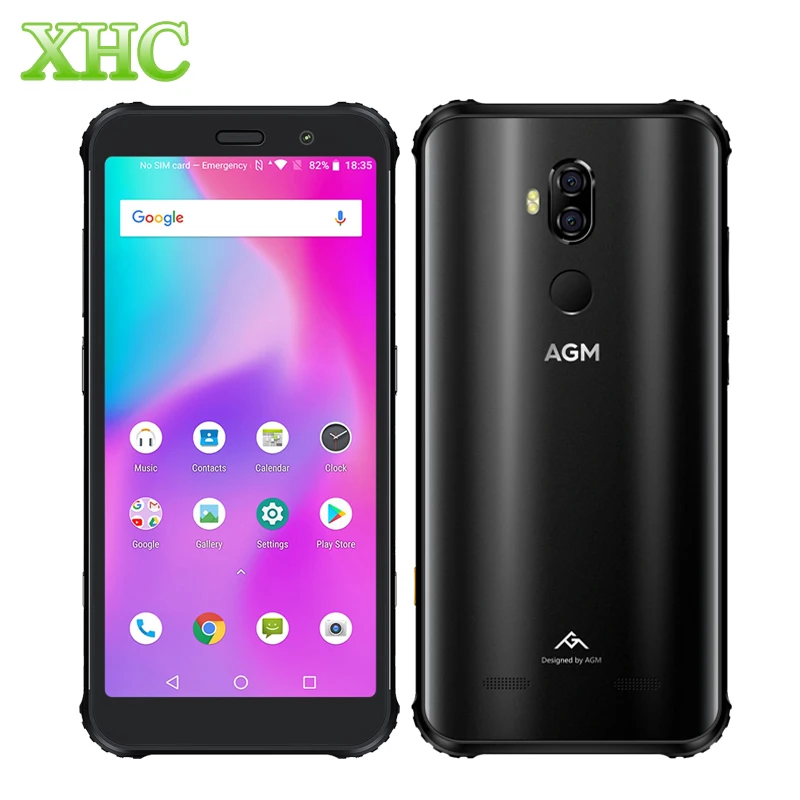 LTE 4G AGM X3 Android 8 1 смартфон с двумя sim картами ГБ 128 Распознавание отпечатков пальцев 5