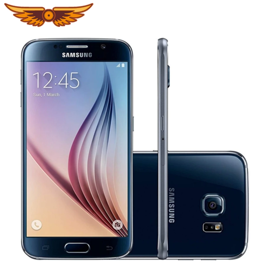 Разблокированный мобильный телефон samsung Galaxy S6 G920V/S6 G920F/S6 Edge G925F 5,1 дюймов 16,0 Мп 3 ГБ ОЗУ Восьмиядерный LTE NFC Android