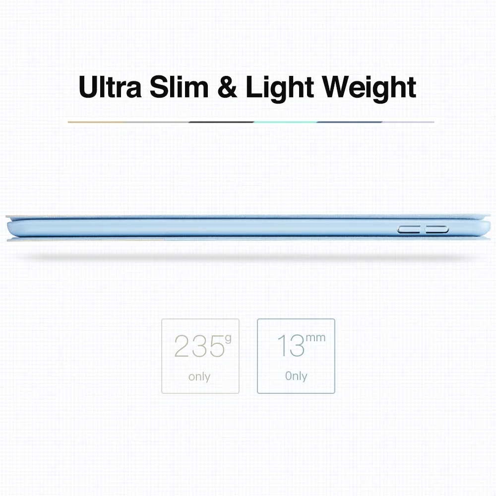 Чехол для iPad Pro 10,5 ESR из простой ткани Оксфорд из искусственной кожи Smart Cover Folio Stand Повседневный Стильный чехол для iPad Pro 10,5"