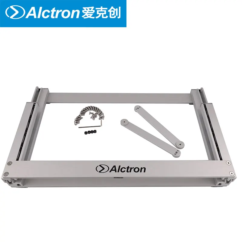 Alctron RS19-4U RS19 серия Качество квасцовый сплав сценический аудио Стойка регулируемый угол складной настольный студийный стеллаж Вставка 4 устройства