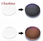 Бренд Chashma высокий индекс УФ Светоотражающие 1,67 индекс тонкие перехождения коричневые и серые фотохромные линзы