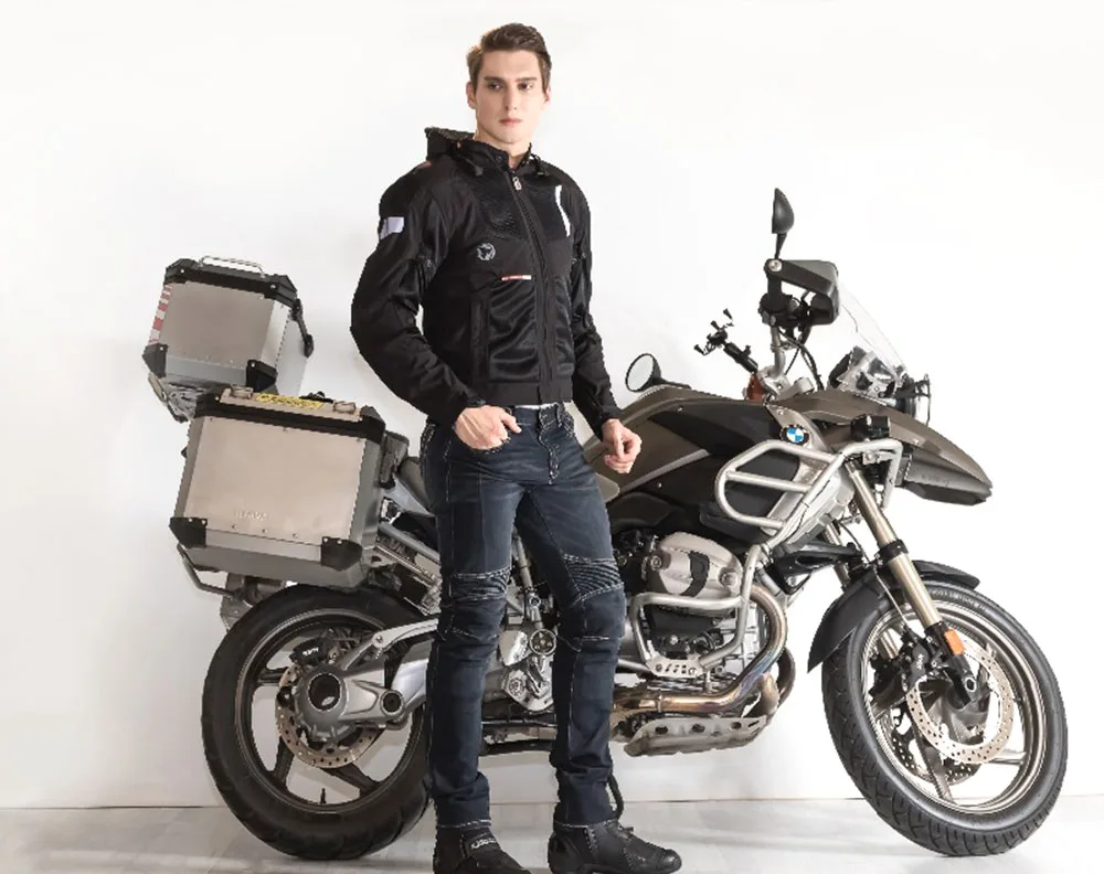 Мотоциклетная куртка рок байкерские мужские костюмы для мотокросса дышащая