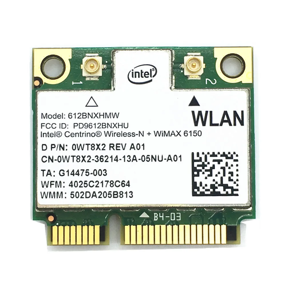 Для Intel 6150 612BNXHMW Беспроводная 300 Мбит/с 802,11 b/g/n половинная мини PCI-E WLAN Wi-Fi сетевая карта
