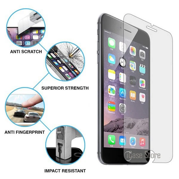 Пленка для экрана из закаленного стекла Apple iphone 4 4s 5 5s 5c SE 6s 6 7 Plus 7plus двусторонней