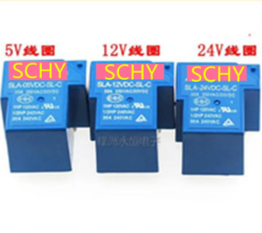 SLA-05VDC-SL-C SLA-12VDC-SL-C SLA-24VDC-SL-C 5В 12В 24В 30А 6PIN T90 10 шт | Обустройство дома