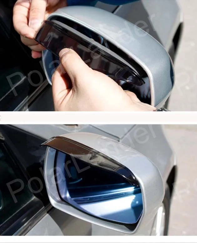 

Car Rearview Mirror Rain Blades car back mirror eyebrow rain cover for PASSAT 11-15 Car styling 2 pieces