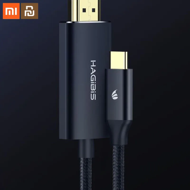 Xiaomi youpin Type-C для HDMI HD экран линия Поддержка 4K * 2K 60Hz передача видео сигнала ТВ