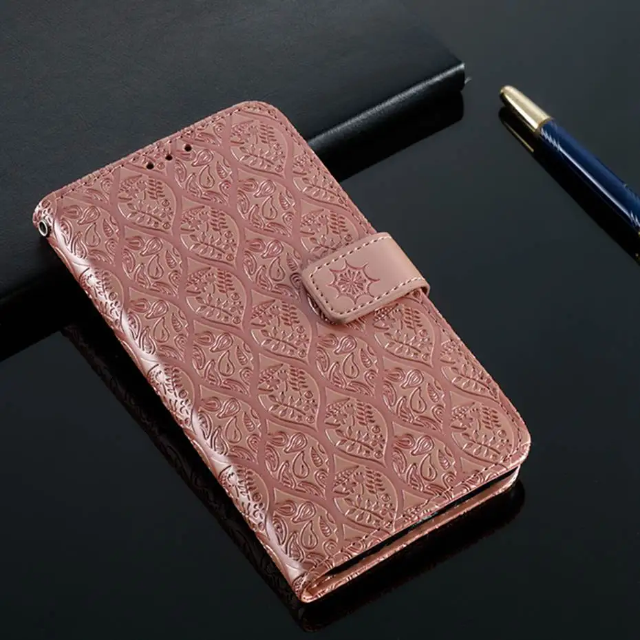Pink Из искусственной кожи чехол для samsung Galaxy A10 A20 A30 A40 A50 A70 чехол для телефона для samsung Galaxy M10 M20 M30 крышка флип-чехол - Цвет: Pink