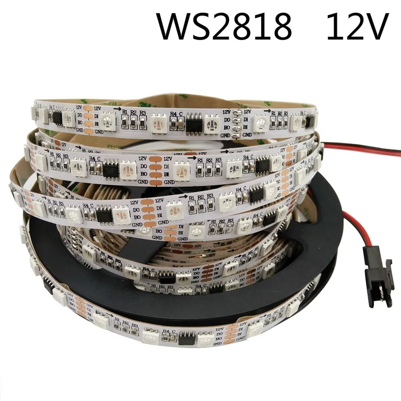 Индивидуально Адресуемая Светодиодная лента WS2812B WS2811 WS2815 WS2813 WS2818 30/60