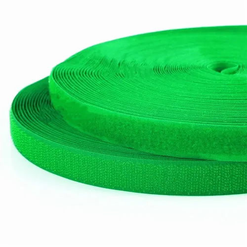 Green 2 см* 1 м волшебная лента без самостоятельной клейкая крепежная лента DIY полиэстер нейлоновые крючок-Петля Застежка Швейные аксессуары Klittenband без клея - Цвет: Green
