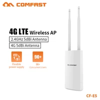 comafst high power outdoor 2 4g4g card wireless router wifi signal support dcpoe power supply unlimited ap network adapter e5