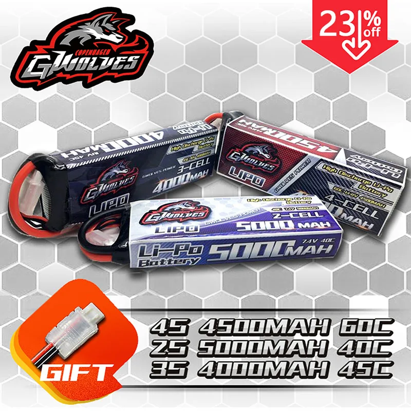 Высокое качество гоночный RC lipo аккумулятор 2s 7 4 V 5000mah 40c 3s 11 1 4000mah 45c 4s 14 8 4500mah 60c