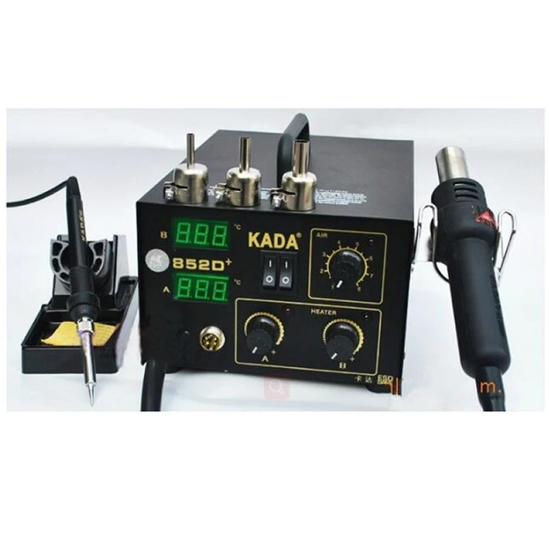 Паяльная станция BGA с термофеном и паяльником 2 в 1 220 В/110 В KADA 852D + SMD Ремонтная