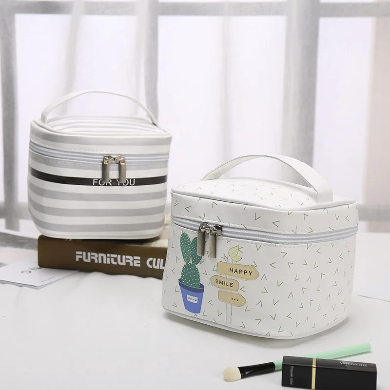 10PCS/LOT 2022 Luxury Cosmetic Bag Professional Makeup Bag Travel Organizer Case Beauty Necessary Make Up Storage Beautician Box