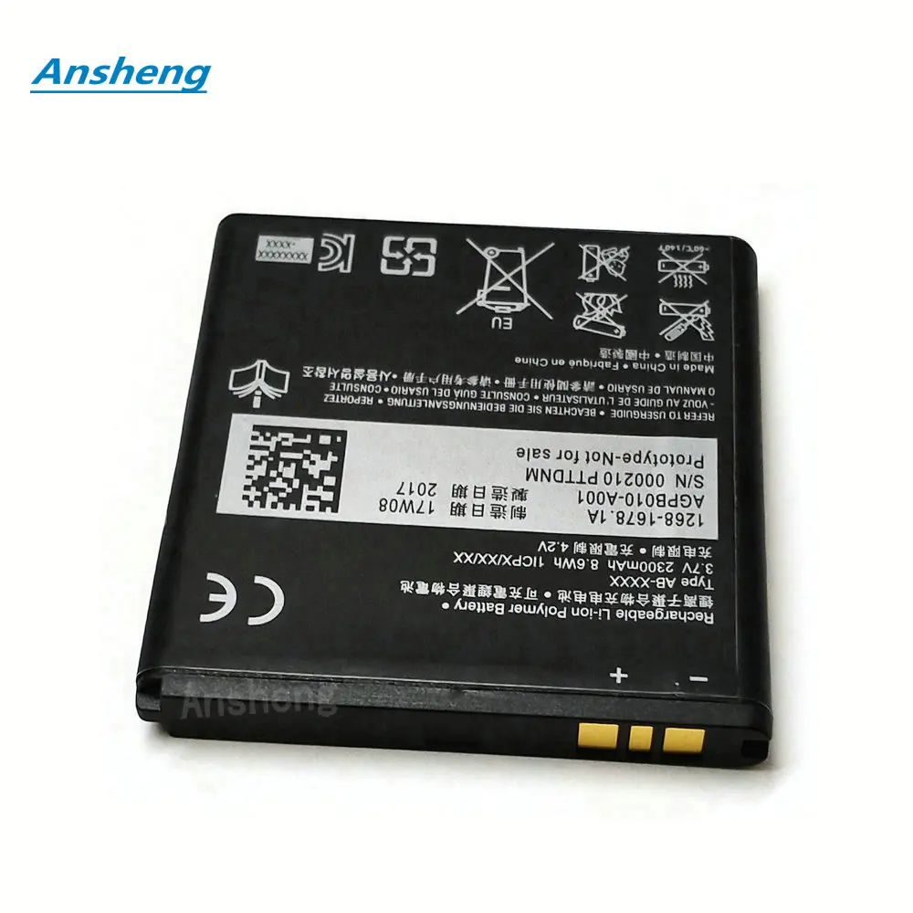 Высококачественный аккумулятор Ansheng 2300 мАч BA950 Для Sony Xperia M36h C5502 C5503 AB 0300 ZR SO