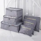 Высокое качество, 6 шт.компл., для мужчин и женщин, для багажа, для путешествий, органайзер, сумка для макияжа, большая многофункциональная косметичка, maleta de maquiagem 25 #