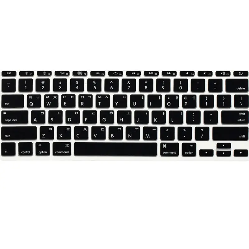 11 6 Корейская защита для клавиатуры MacBook Air дюймов дюйма чехол с корейским языком