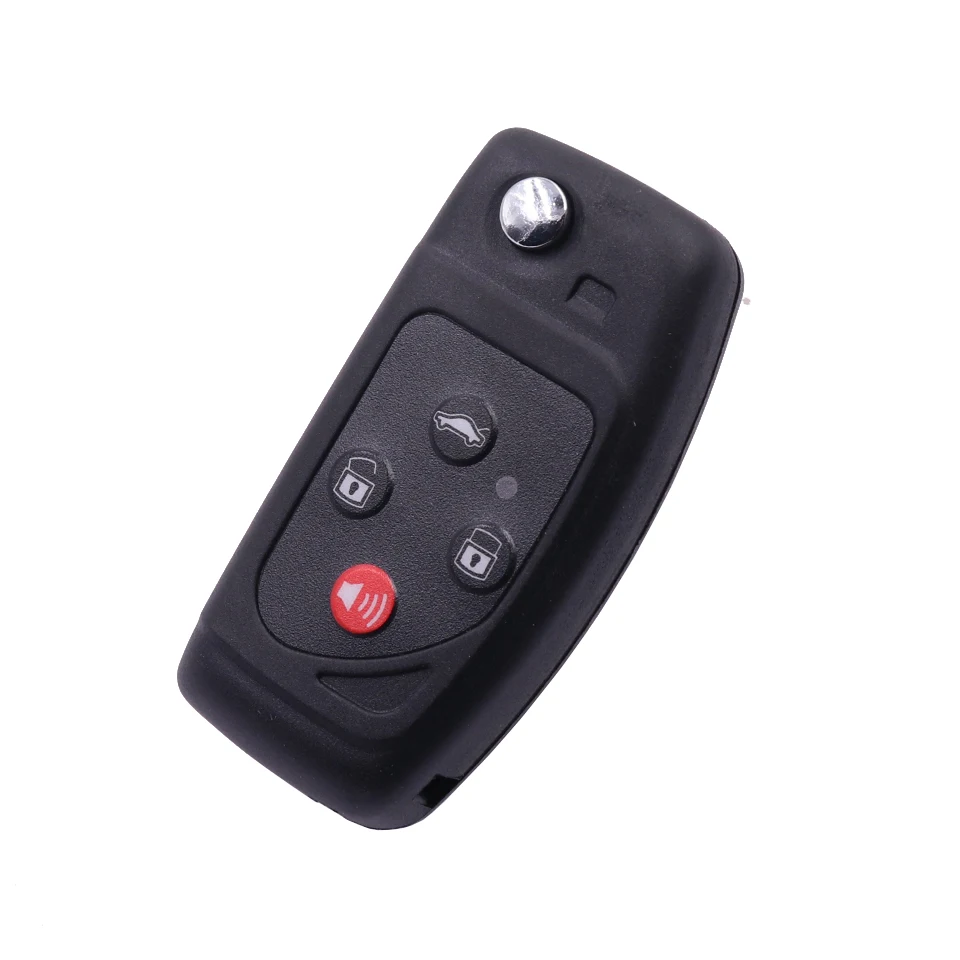 4 кнопки сектор укладки раскладной флип ключ для автомобиля в виде ракушки чехол