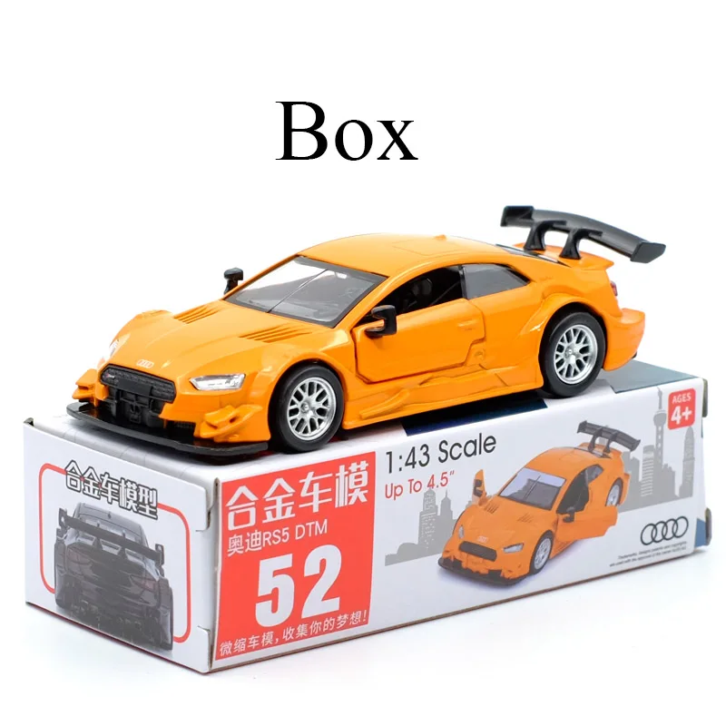 Orange Новое поступление Caipo 1:43 RS5 DTM литая под давлением модель автомобиля игрушка с вытягиванием назад/для детей Подарки/обучающая игрушка Коллекция - Цвет: Orange