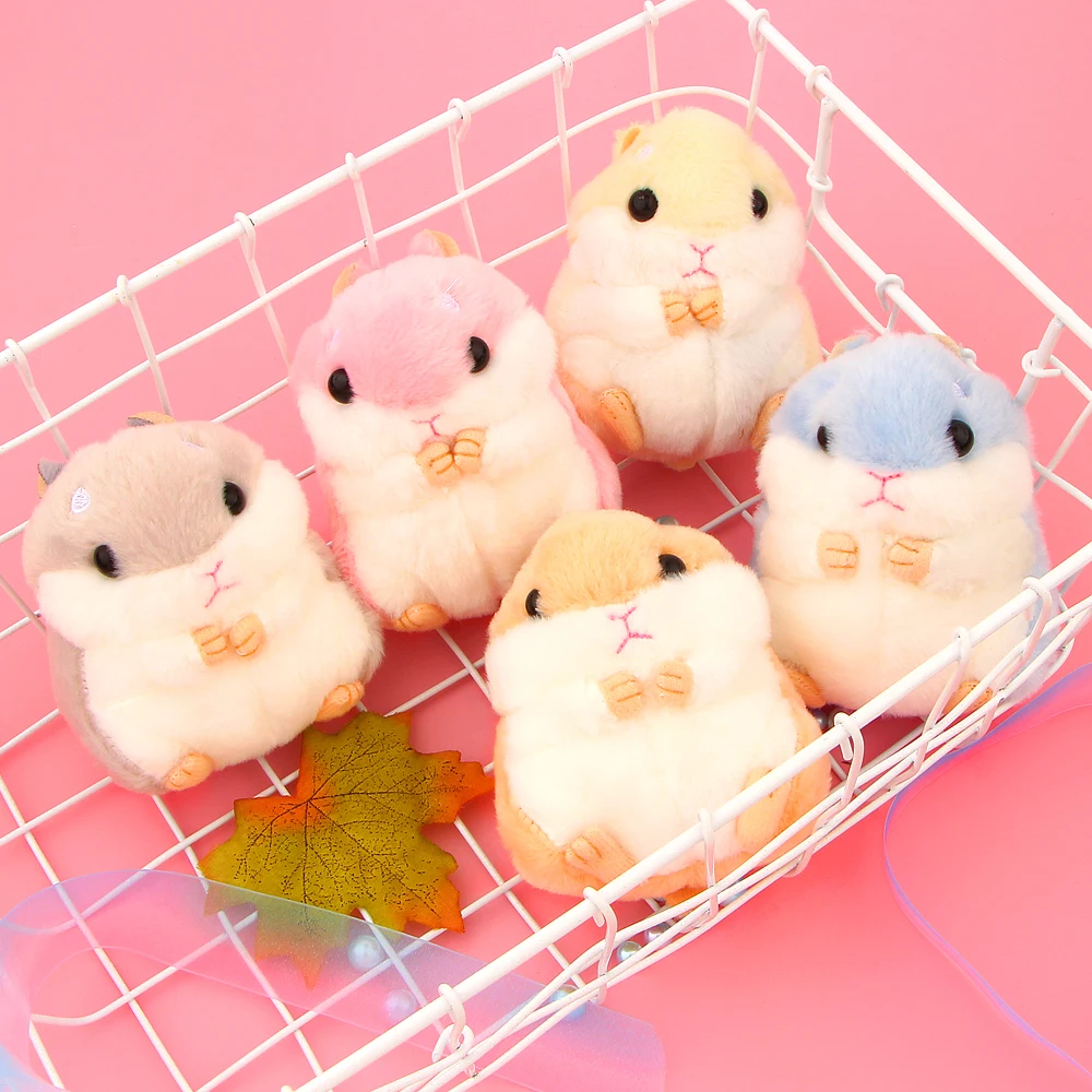 12 см мини хомяк Pom игрушка Pom Для женщин пушистый кролик игрушечный хомяк кукла-сумка брелок автомобиль Монстр Подарочный брелок игрушка