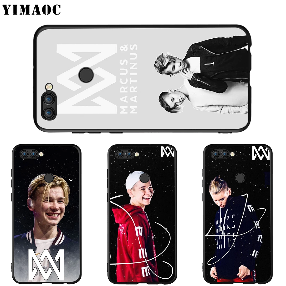 Силиконовый чехол YIMAOC Marcus & Martinus для Huawei Honor 6a 7a 7c 7x8 9 10 Lite Pro Y6 Prime 2018 2017|Бамперы| |