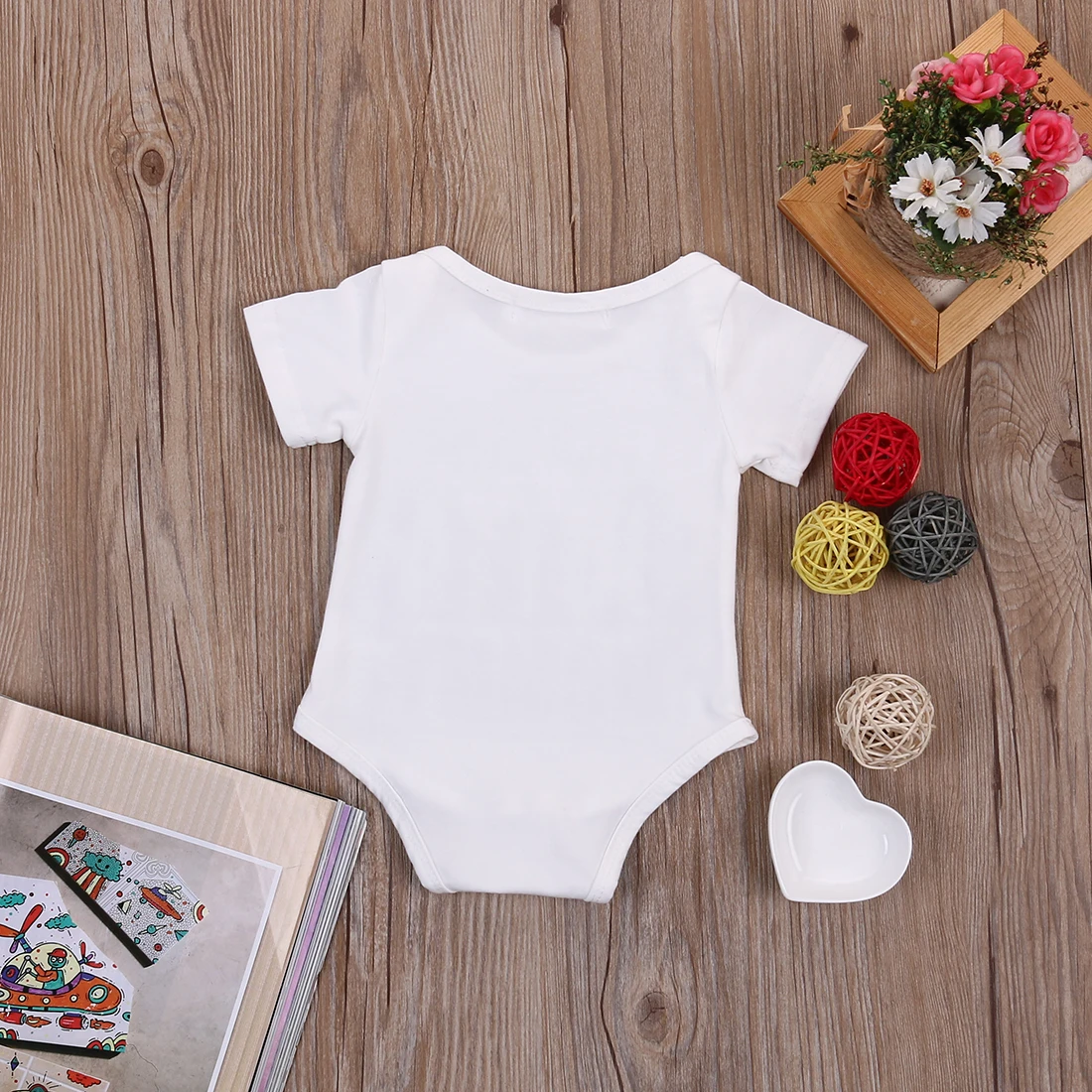 STRAIGHT Newborn Baby Girls Boys 2017 New Summer Clothes Romper Short Sleeve Jumpsuit Outfits 0-18M | Детская одежда и обувь
