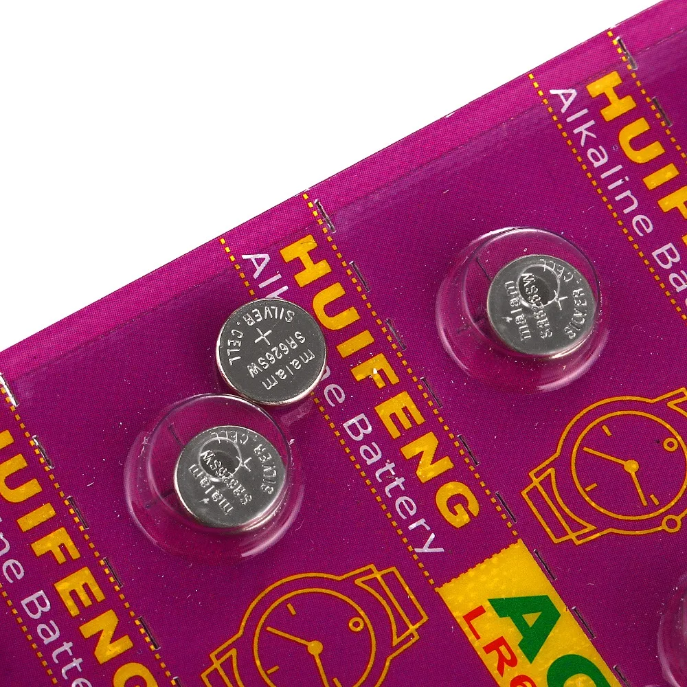 Батарейки для часов 10 шт в упаковке | Электроника