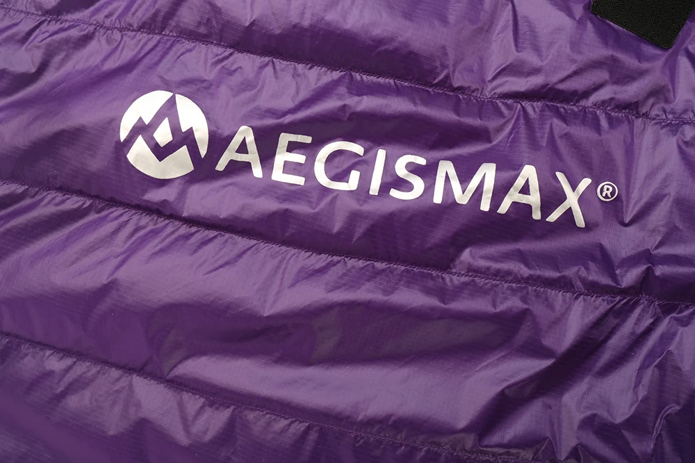 Aegismax новое обновление свежий нано, водоотталкивающая приятный мягкий белый гусиный пух Мумия Сверхлегкий Сращивание альпинистский походный спальный мешок