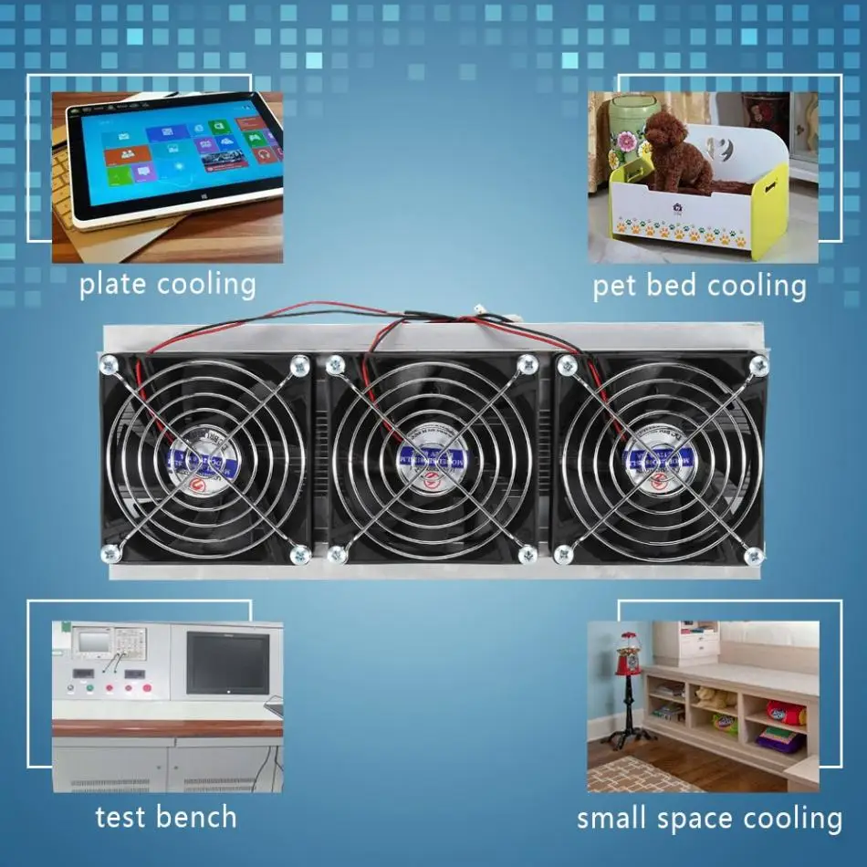 Полупроводниковый рефрижератор комплект термоэлектрический Пельтье Air Cooling устройства для бытовой техники офисные