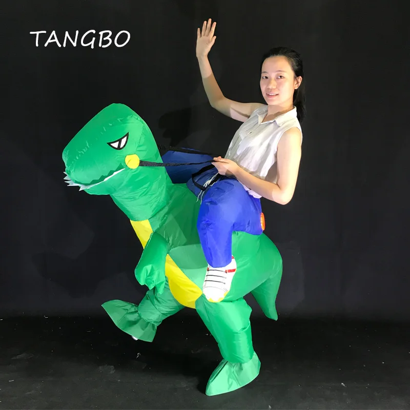 dinosaur Надувной костюм на Хэллоуин для взрослых, Забавный персональный тренировочный костюм, надувные вечерние костюмы - Цвет: dinosaur