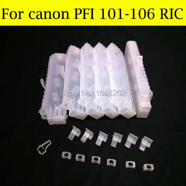 12 шт./лот пустой без чипов для Canon PFI 101 картридж iPF5000 iPF6000 5000 6000 принтера|canon empty