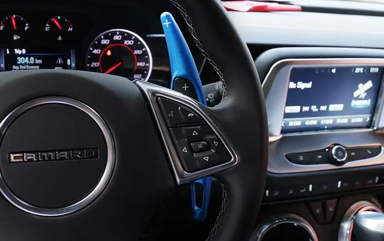 1 пара Рычажные переключатели рулевого колеса из чистого алюминиевого сплава и