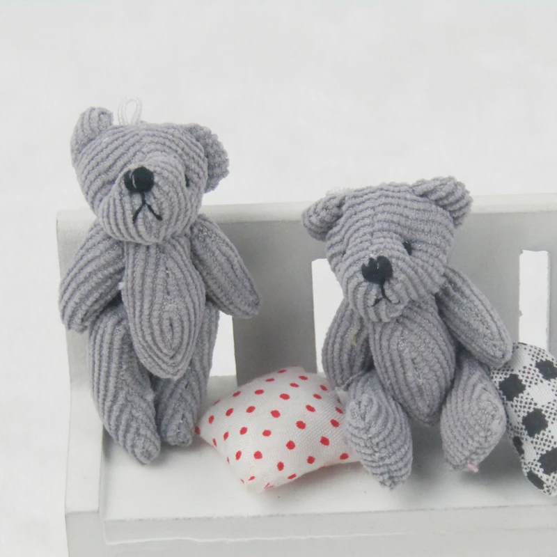 100 шт./партия Миниатюрный Плюшевый мишка мягкие плюшевые игрушки маленький