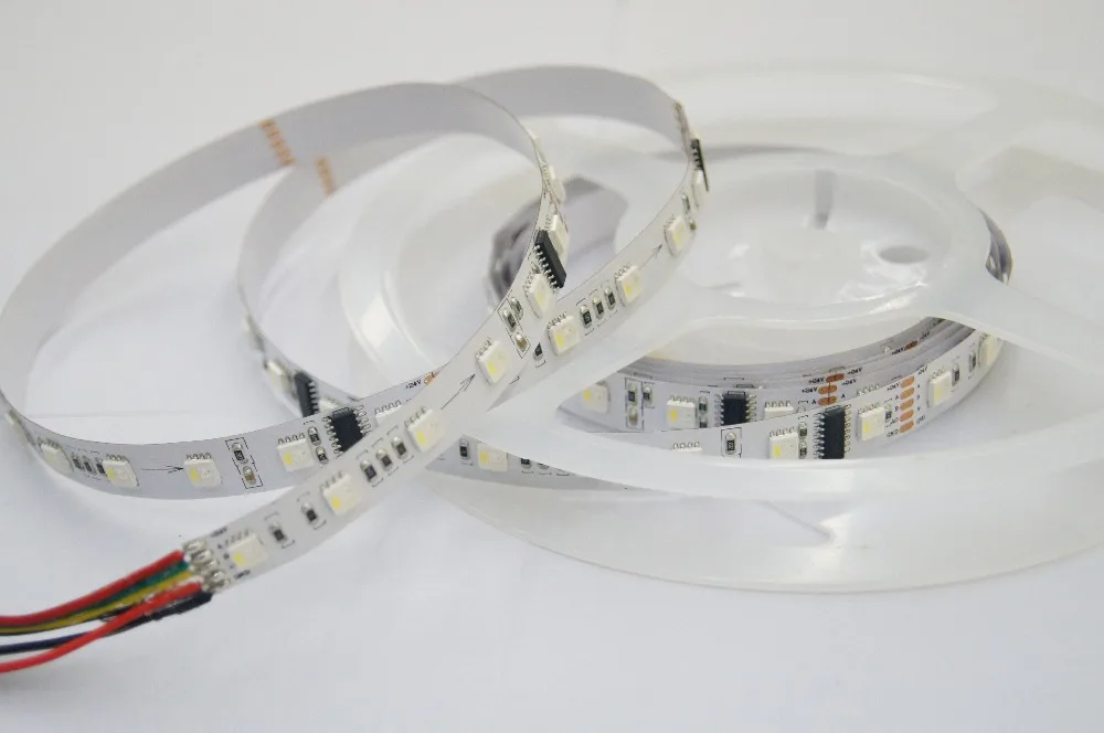 5 m DC24V светодиодный RGBW DMX цифровая лента 60 Светодиодный s/m 10 пикс./м полный цвет не