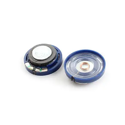 2Pcs 0.25W 16 ohm 29mm Round Blue Plastic Magnet Electronic Speaker Loudspeaker | Обустройство дома